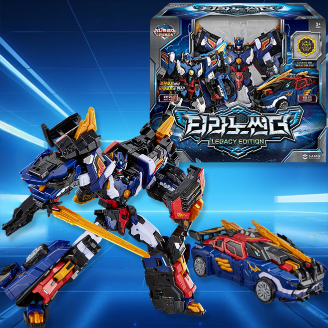 미니특공대 최강공룡 티라노썬더 레거시에디션, 1개, 블루 외