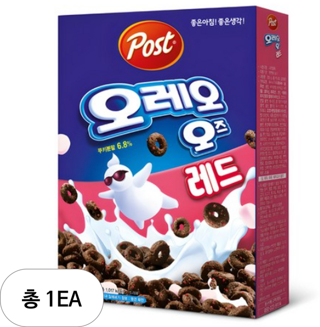 오레오오즈 레드 시리얼, 250g, 1개