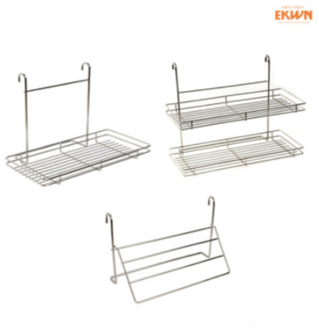 에쿤 행거용 주방악세사리 1단선반 2단선반 행주걸이, 1개, 1단선반(소형)
