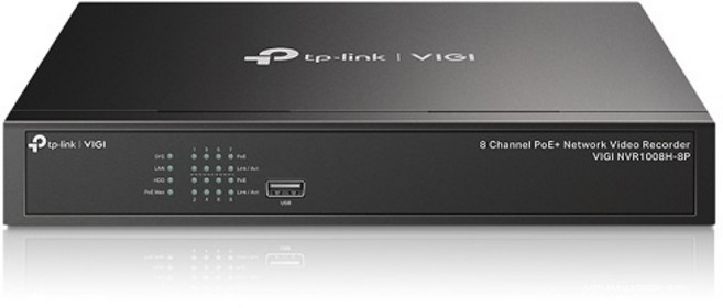 (TP-LINK) 8채널 NVR 녹화기 VIGI NVR1008H-8P (PoE+/하드 미포함), 1개, 단품