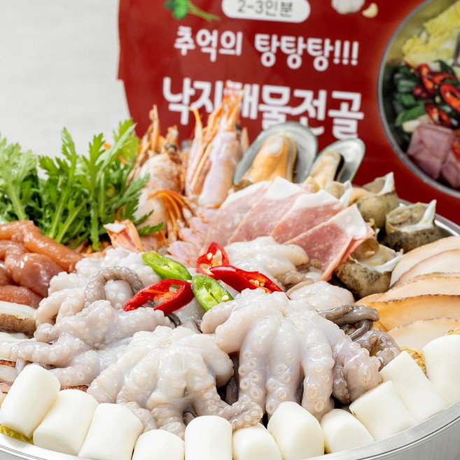 대도수산 낙지전골 캠핑밀키트 낙지해물전골1.5kg(2-3인분), 1세트, 1.5kg