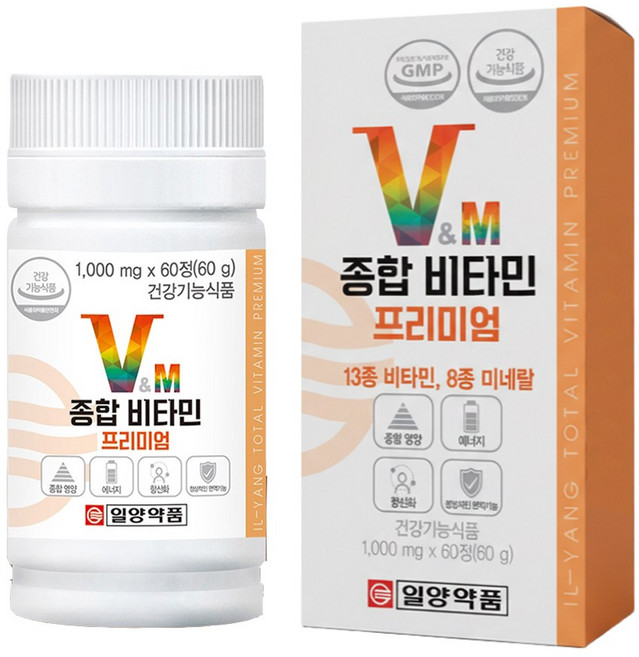 일양약품 종합비타민 프리미엄, 60정, 1개