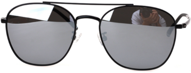 국산 초경량 편광 선글라스 밀러 낚시 골프 등산 운전 도시어부 라이방 남성, 사각형, 블랙실버밀러, 1개