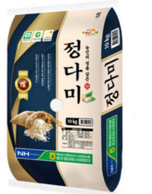 산지픽 경기정다미쌀 찰진밥맛 저아밀로스쌀 수라청농협 정다미 GAP인증 경기미, 1개, 상등급