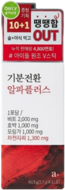 생활약속 기분전환 알파플러스 11포, 60.5g, 1개