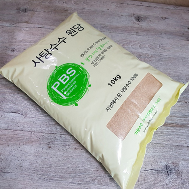 국내유일 불순물제거 비정제원당 10kg 대용량, 2개