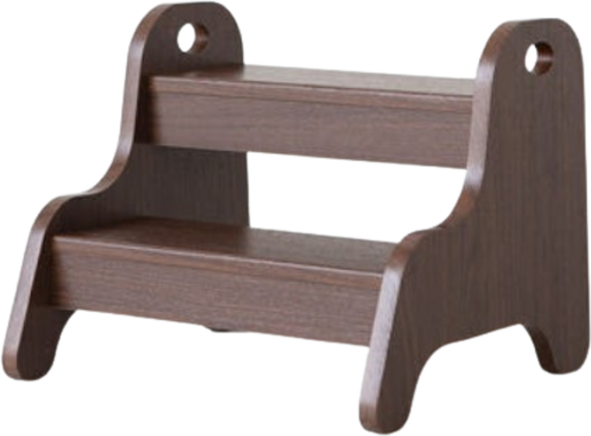 마켓비 PIPAN 스텝스툴 STM3340, 브라운월넛베니어, 1개