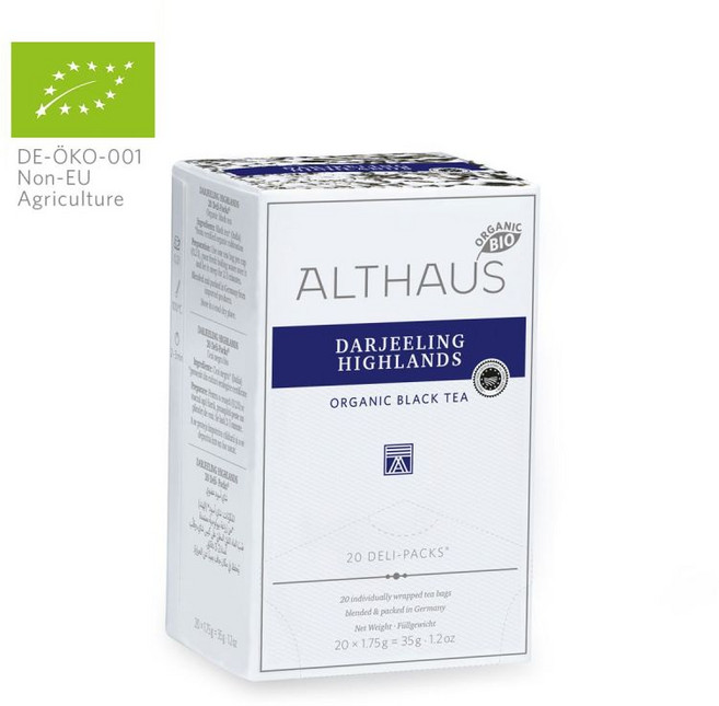 알트하우스 유기농 다즐링 하이랜드 20티백, 1.75g, 1박스, 20개입