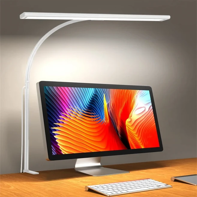 스너그데이즈 50cm 컴퓨터 모니터 라이트 바 스크린 걸이형 조명 무단계 조광 USB 데스크 램프 학습 독서용