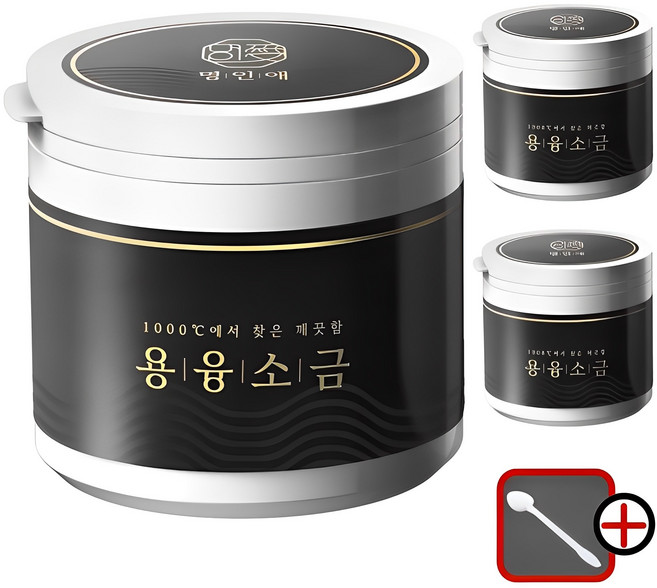 명인애 미네랄 용융소금 500g 3개