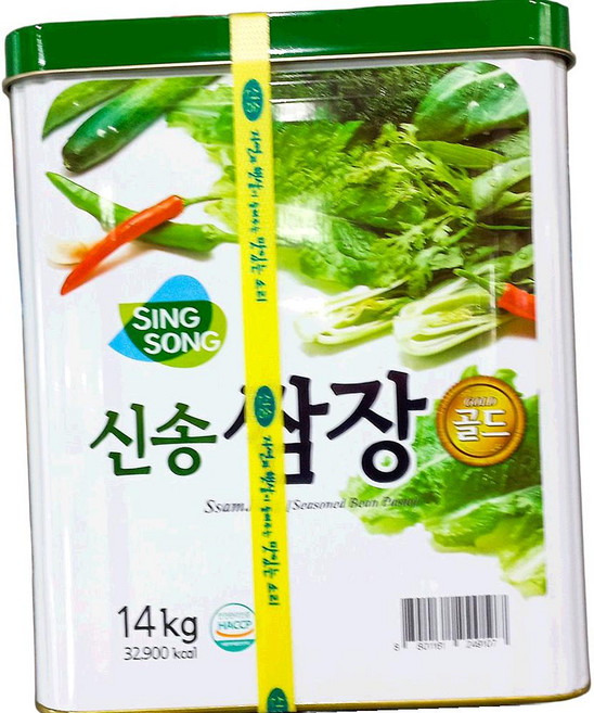신송 쌈장 캔 14kg 비빔밥소스 된장소스 쌈용양념, 1개