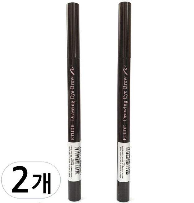 에뛰드하우스 드로잉 아이브라우 0.25g, 다크브라운, 2개