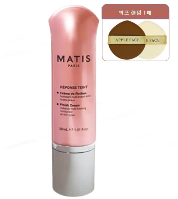 마티스 피니쉬 크림 로즈 톤업 피치 스톤 30ml+퍼프1매, 1개 - 쿠팡