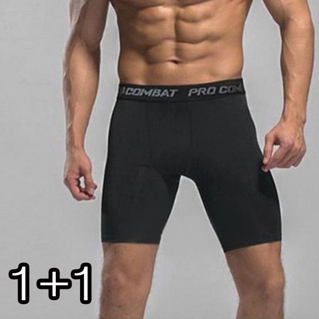 2개1세트 장사부 남자 스포츠 레깅스 5부