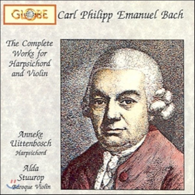 [CD] Anneke Uittenbosch C.P.E. 바흐: 하프시코드와 바이올린을 위한 작품 전집 (C.P.E. Bach: Complete Works f...
