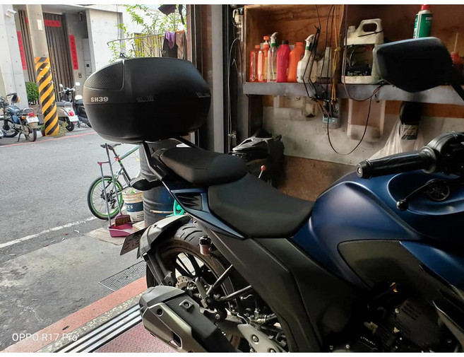 用兵造車 適用於 Fazer 250 機車後載物架, 1個, FZ25專用後架