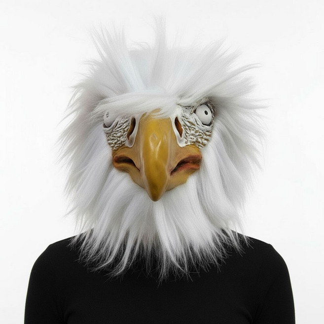 파티처럼 할로윈 파티소품 고무가면 [독수리], 1개