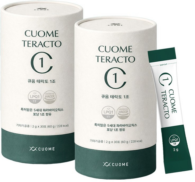 큐옴바이오 테락토 초고농도 1조 유산균 프로바이오틱스 큐옴엘피큐원