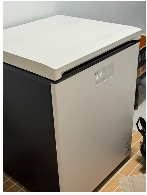LG 디오스 김치톡톡 미니 뚜껑형 LG소형김치냉장고 1도어 128L Z135MEE123 25년형 방문설치, 오브제컬렉션 베이지