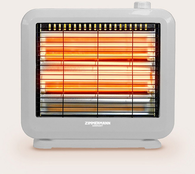 미니 석영관 2단 전기히터 발난로, 그레이