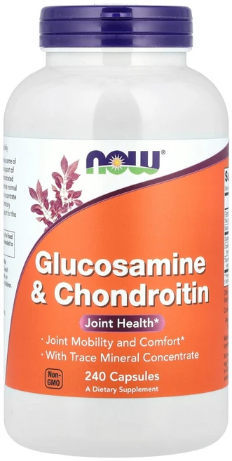 나우푸드 글루코사민 & 콘드로이틴 식물성 캡슐 240정, 1개 - 쿠팡