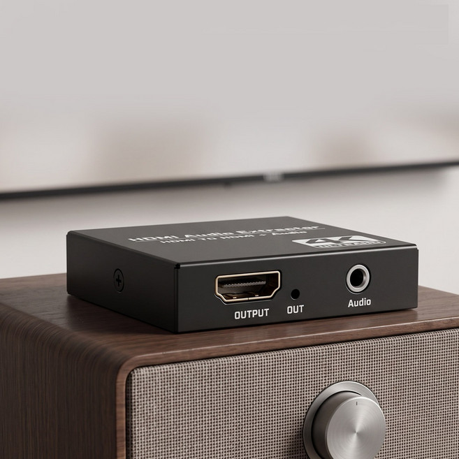 AUX 오디오 HDMI 음원 추출 확장 사운드 컨버터, 1개