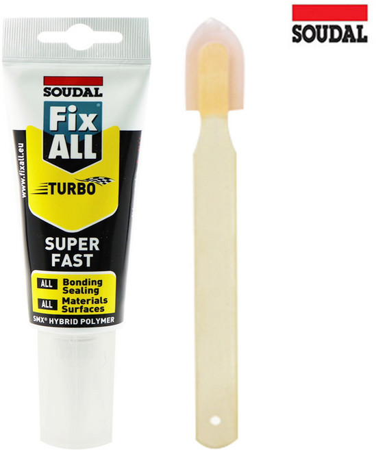 수달 픽스올 틈새 보수 강력접착 실리콘 터보 튜브형 백색 125ml+헤라 세트, 1개