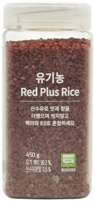 올가 유기농 Red Plus Rice 홍국산수유쌀, 1개, 450g