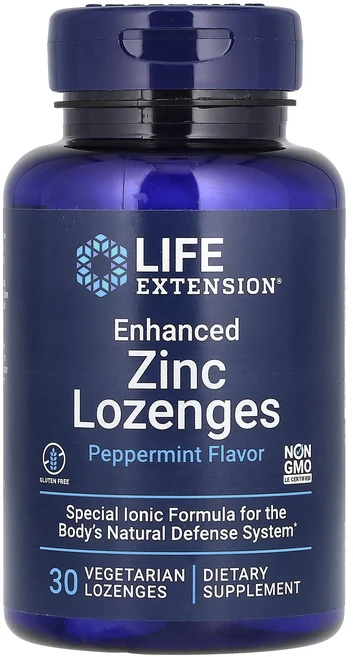단백질 비타민 철분 마그내슘 칼슘 Life Extension 강화 아연 사탕 정제 페퍼민트 식물성 사탕 정제 30정(사정당 18.75mg) 고루고루섭취해주세요, LifeExtension강화아연사탕정제페퍼민트식물성사탕, 1개 - 쿠팡