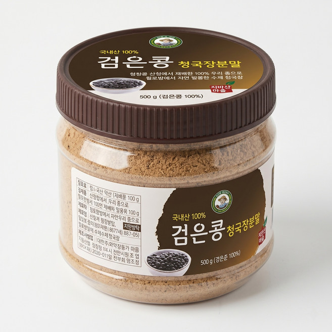 지리산 검은콩 청국장분말 500g, 1개