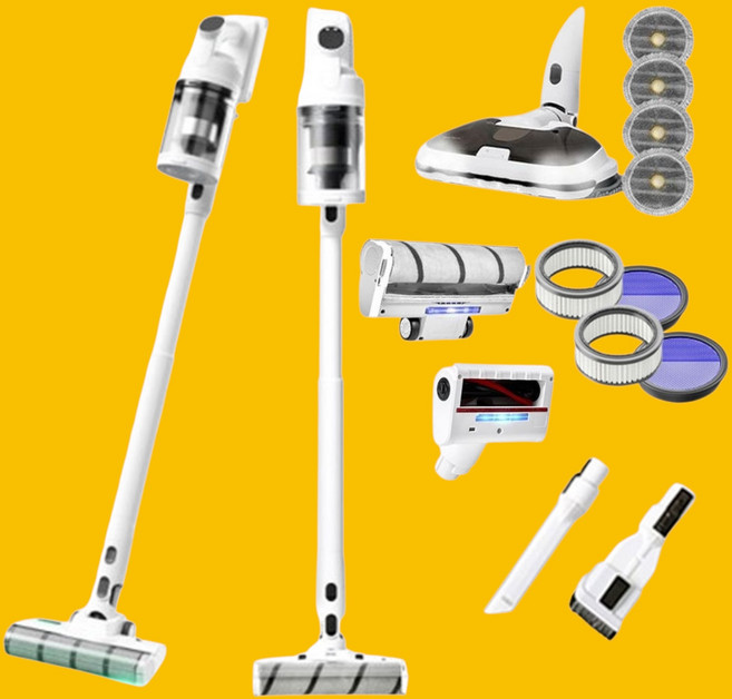 아이닉 무선청소기 i50 디텍트 + UV스팀물걸레키트포함, 무선청소기i50디텍트AI+UV스팀물걸레키트포함, 아이닉공식판매(2시전주문당일출고)화이트