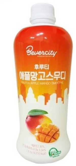 베버시티 세미 후르티 애플망고 스무디, 1.8kg, 1개