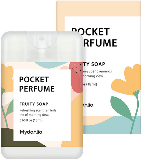 마이달리아 포켓퍼퓸 프루티 솝, 1개, 18ml