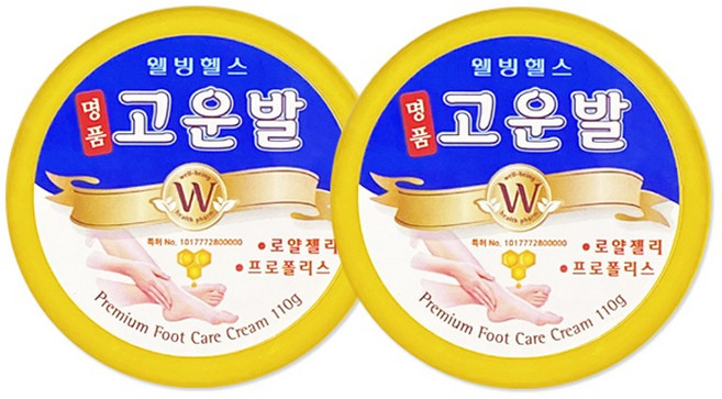 고운발 명품 풋크림, 1개입, 2개, 110g