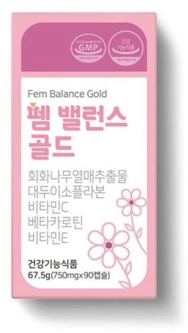 정품)Mia 펨밸런스골드 중년 갱년기여성 폐경 완경 영양제 비타민C E 베타카로틴 함유, 1개, 90정 - 쿠팡