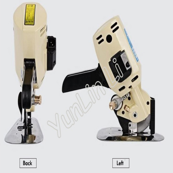 전기 가위 천 절단 휴대용 소형 의류 원단 트리밍 천 절단 원형 칼 절단기 4000mAh, 01 RSD-90