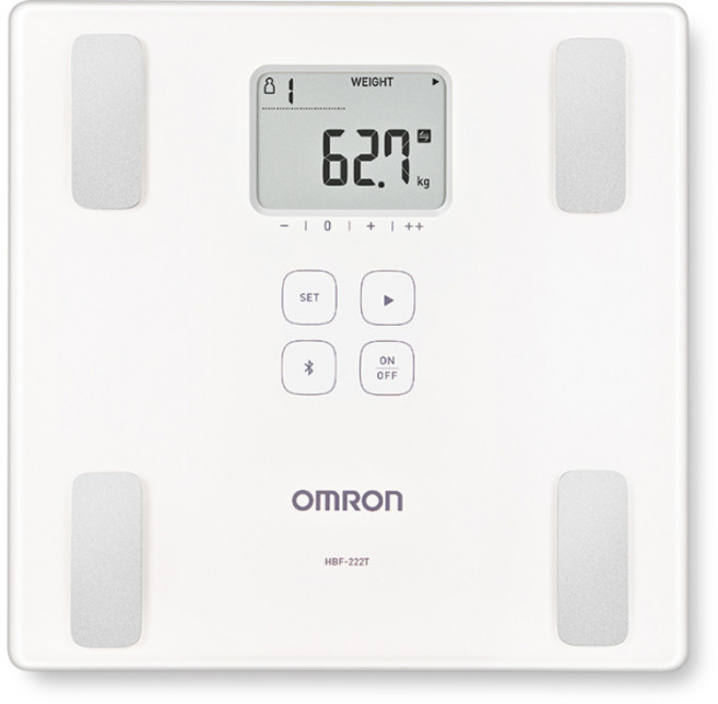OMRON 歐姆龍 藍牙體重體脂肪計 HBF-222T, 單一顏色, 1個, HBF-222T.