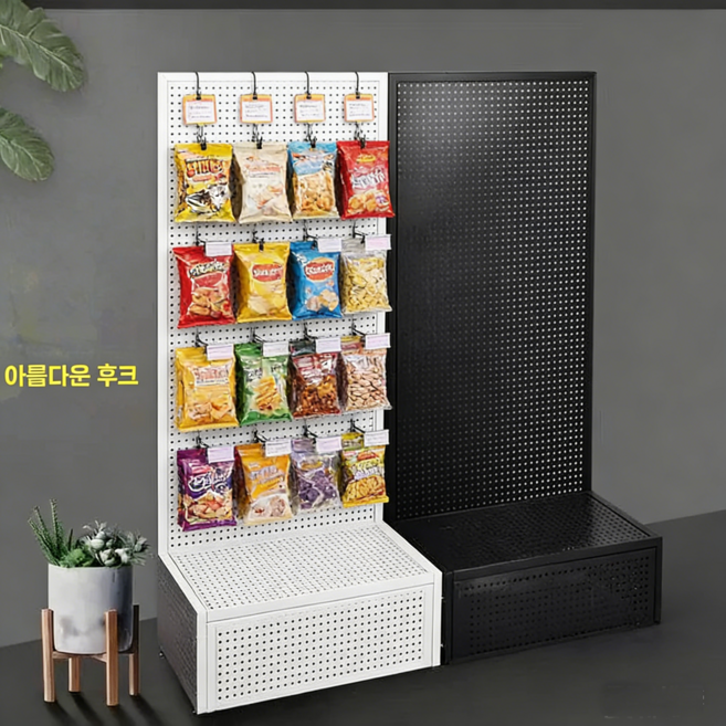 메쉬망 진열대 타공판 철제파티션 다용도 인테리어 네트망, 흰색 1000*500