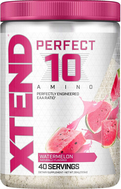 Scivation 싸이베이션 Xtend 엑스텐드 퍼펙트10 아미노 EAA 워터멜론 40서빙, 1개