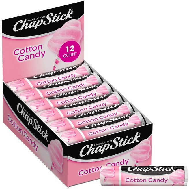 ChapStick 챕스틱 립밤 코튼캔디 12개입