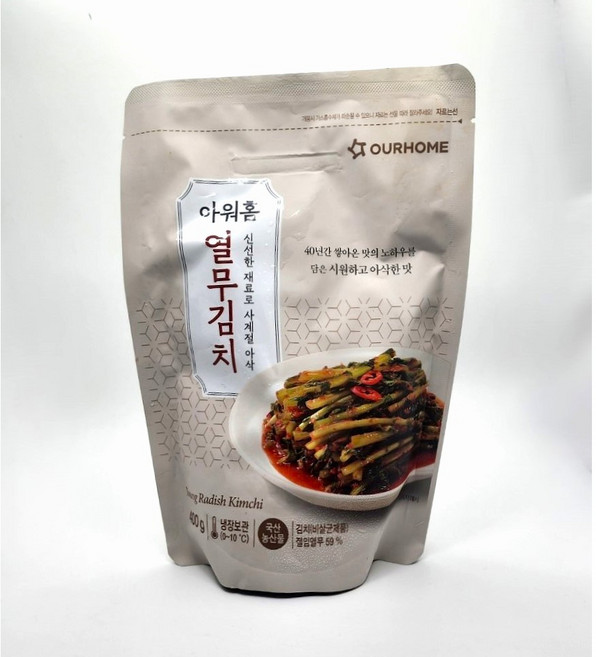 아워홈 열무김치 400g, 1개