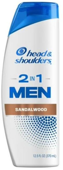 헤드앤숄더 맨 투인원 댄드러프 샴푸 컨디셔너 샌달우드 Head and Shoulders Men 2in1 Dandruff Shampoo Sandalwood, 1개, 370ml