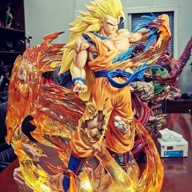 七龍珠模型 孫悟空 擺件, 1個, 七龍珠手辦鑽石袋   18釐米以上一款     款式隨機 加關注收藏優先發貨