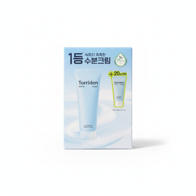 토리든 다이브인 저분자 히알루론산 크림 80ml 기획 +20ml, 100ml, 1개