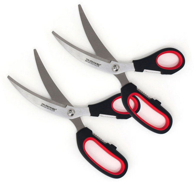 키친아트 주방 고기가위 2개, 혼합