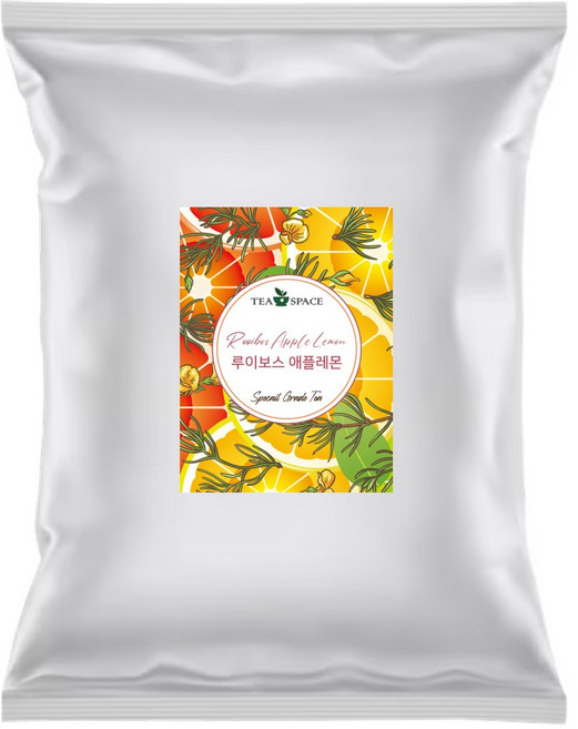 [티스페이스] 프리미엄 루이보스 애플레몬 대용량 1kg 카페용 업소용, 1개, 1개입