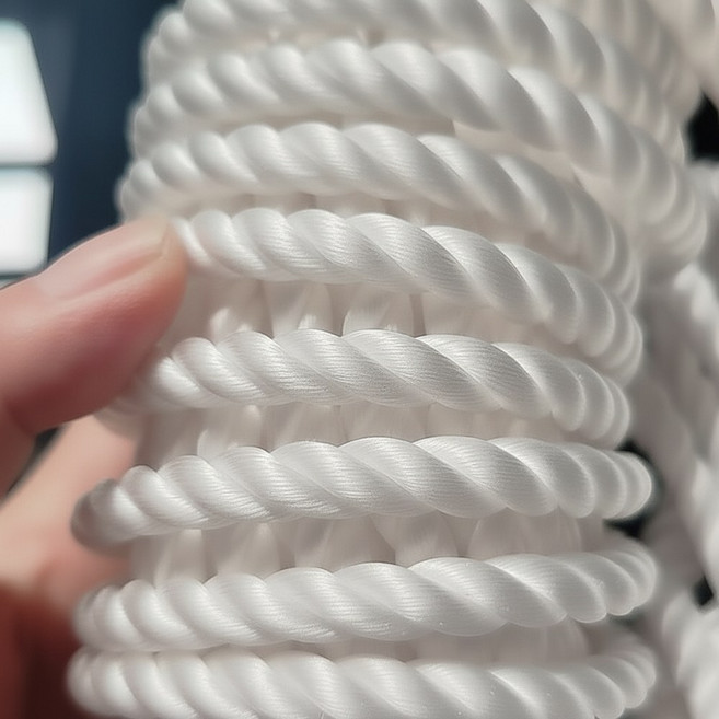 파파가든 PP로프 줄다리기줄 줄넘기 뚜꺼운 밧줄 민속놀이, 1개, 화이트