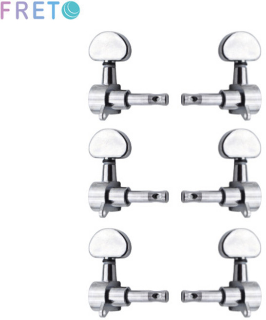 [프레토] 기타 헤드 머신 은색 6P 1세트