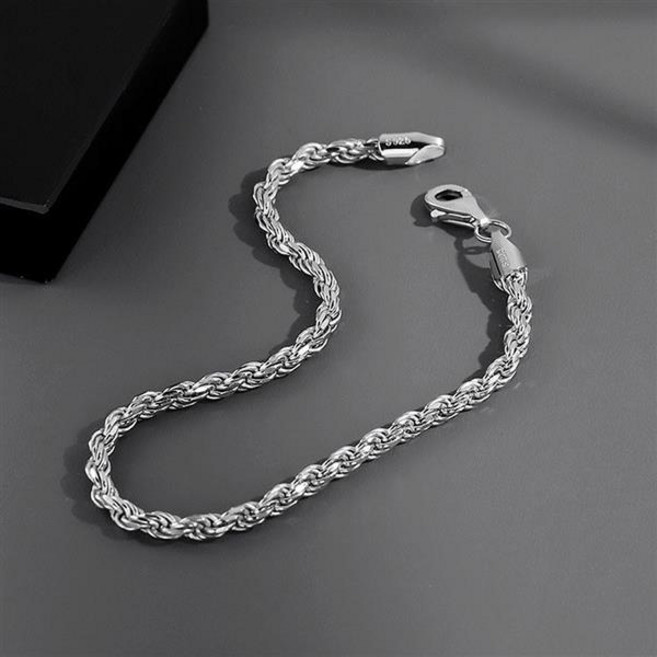 미니포커스 얇은 로프 체인 레이어드 팔찌 28