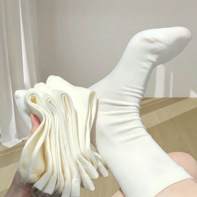 무압박 중목 양말 여성용 조임 없이 편안한 발목이 가늘어이는 3켤레 세트